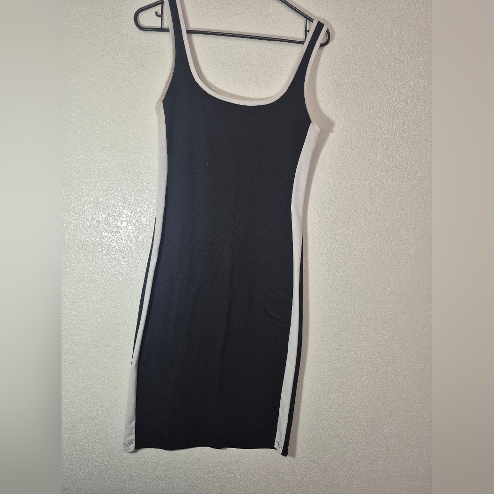 Zara Black and White Contrast Top